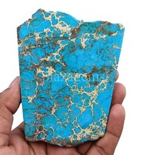 Natural Sky-Blue Turquoise 682.5 Ct Rough Uncut Certified Loose Gemstone 5ADO picture