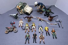 Vintage 90s Jurassic Park Lost World Dinosaur Action Figure Vehicle Lot Kenner picture