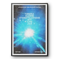 Turnstile Concert Forest Hills Stadium. Forest Hills, NY Sep 23, 2026 Poster picture