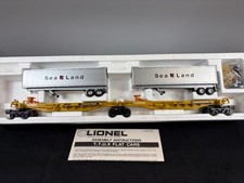 Lionel  6-16322 Sealand Trailers with TTUX Flatcar Set NEW (SR-1) picture