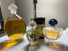VINTAGE LOT OF GUERLAIN PARFUM COLOGNE & TOILETTE SPLASH BOTTLE 250ML RARE PARIS picture