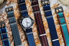 BluShark AlphaShark Rugged Nylon Military Style Watch Band Polished Buckle picture