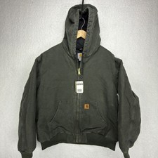 Carhartt Sandstone Active Jacket Quilt Lined Mens 2XL J130 MOS Moss Green NWT picture