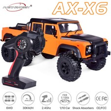 Austar AX-X6 1/10 RC Rock Crawler Car 6x6 30KM/H 2.4Ghz 6WD Remote Control Truck picture