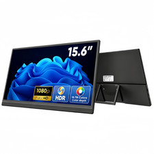 Ingnok Portable Monitor Ultra Slim 15.6'' FHD IPS Laptop Screen Extender w/Stand picture