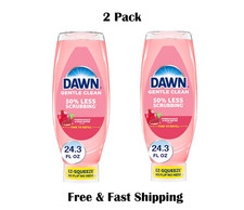 Dawn Gentle Clean EZ-Squeeze Dish Soap, Pomegranate Rose Water 24.3 fl oz 2 Pack picture