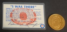 1973 Buffalo Bills Inaugural Commemorative Stadium Coin & Card picture