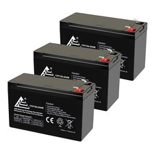 3 Pack | 12V 7AH SLA Rechargeable Battery for APC IBM Belkin UPS Backup picture