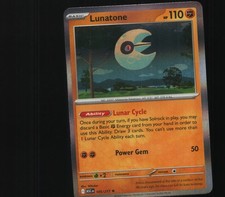 Lunatone 105/217 Rare Ascended Heroes Pokemon Holo Near Mint picture