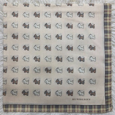 Vintage Burberry London, New with tag, Handkerchief, Pocket square 19.5