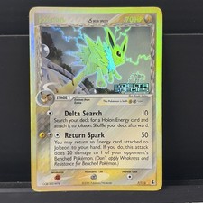 2005 Pokémon Jolteon Ex Delta Species Reverse Holo MP 7/113 picture