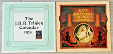 Vintage 1975 & 1977 JRR TOLKIEN Lord of the Rings CALENDARS Hildebrandt VG picture