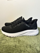 Skechers Men's Slip-ins BOBS Squad Chaos Daily Hype Black Size 10.5 Wide picture