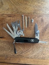 Victorinox Swiss Champ Black Swiss Army Knife 91mm Multi Tool SAK picture