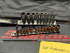 Snap On 1/4” Metric And SAE Deep And Shallow Sockets picture