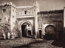 1924 Vintage MOROCCO Tetouan Old City Gate Architecture FLANDRIN Photo Art 11X14 picture