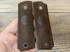 Colt Vintage 1911 40's-60's Commercial Hollow Back Coltwood Grips FitTested 2463 picture