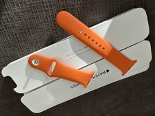 Genuine Apple Watch Hermes Orange Sport Band 46 mm, M/L Open Box picture