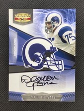 2009 Donruss Gridiron Gear #19 Deacon Jones LA Rams HOF HELMET AUTO 69/140 picture