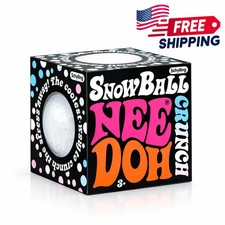 NeeDoh Snow Ball Stress Relief Squishy Crunch Sensory Fidget Toy Gift christmas picture
