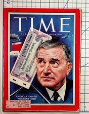Time Magazine April 9 1956 American Express President Reed Business Travel picture
