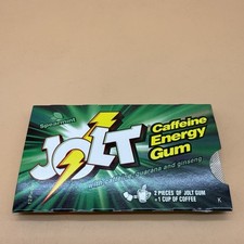 Vintage JOLT Caffeine Energy Gum Best By 2006 Chewing Gum Pack SEALED READ DESCR picture
