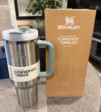 Stanley Quencher H2.0 FlowState 40oz Tumbler Stainless Steel Shale-NEW picture