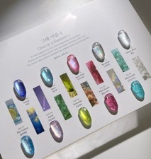 DVOK Once in a Summer Season4 Korean Gel Nail Set 10 Colors Summer Glitter picture