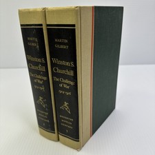 Winston S. Churchill Challenge of War 1914-1916 Vols 1 & 2 Martin Gilbert HC picture