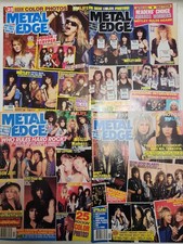 Vintage Lot of 4 METAL EDGE Hard Rock Magazines 1980s   [78]2 picture