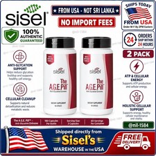 2 Pack Sisel The A.G.E. Pill Anti-Glycation EXTREME - 180 Capsules - Exp. 2028🔥 picture