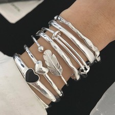 925 Sterling Silver Bracelet for Men & Women, Handmade Vintage Jewelry Gift  picture