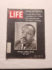 VTG Life Magazine April 12, 1968 | Martin Luther King Jr. | MLK | Assassination picture