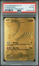 Reshiram (114 Full Art Secret Rare) 114 - Legendary Treasures Pokemon 2013 picture