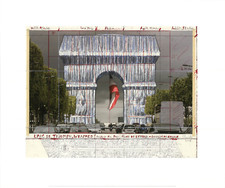 JAVACHEFF CHRISTO L'Arc de Triomphe, Wrapped Project for Paris I 24