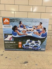 New Ozark Trail Outdoor Equipment Rapid Rider IV River Raft & Pool Float (Blue) picture