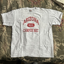 Vintage 1990s Arizona Campus Recreation Shirt Mens XXL Oneita Power-T Gray picture