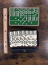 Vintage Cardinal Dominoes (Green) #500 White Box & Extra Domino Set by Cardinal picture