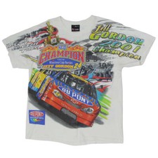 2001 Vintage Jeff Gordon Nascar Winston Cup Series AOP T-Shirt M picture