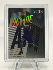 Panini 2025-26 Noir James Harden Clippers Vintage Art #55 Serial /49 picture
