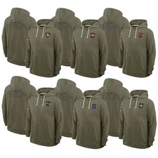 Men's Olive 2025 Salute to Service Sideline Dri-FIT Hoodie -NEW picture