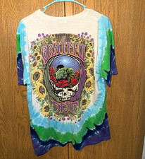Liquid Blue Grateful Dead Terrapin Station Double-Sided Tie-Dye Tee L picture