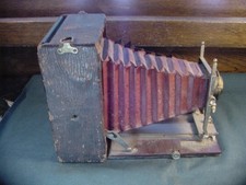 Antique 1911 Conley Folding Camera for Parts or Restoration Estate Find picture