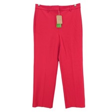 NWT BODEN Red Pimlico Ponte Pants Ecovero Stretch Size US 10 R picture