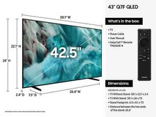 Samsung 43 inch Class Q7F Series QLED 4K Vision AI Smart TV (2025) picture
