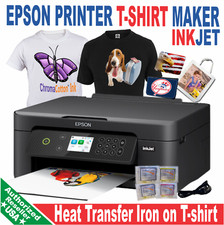 Epson Printer with dye InkJet for Iron Transfer Print T-Shirt Start Bundle picture