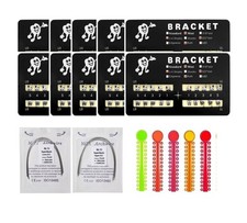 200pcs Mini Roth Brackets 022 Slot Bondable Teeth Model with Hook - Dental Suppl picture