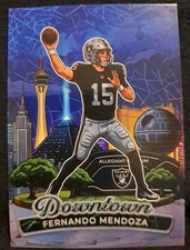Fernando Mendoza Las Vegas Raiders Downtown Custom Art Trading Card Novelty picture