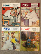 Saturday Evening Post Norman Rockwell 1951, 1953, 1954 Soda Jerk, Facts Of Life picture