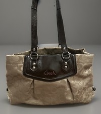 Coach Ashley Signature Carry All  Bag  F1175 - F15510 Canvas Khaki Monogram picture